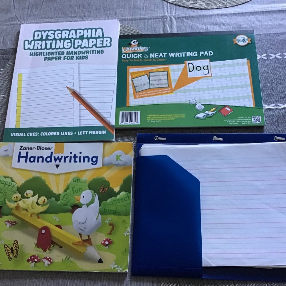Bundle of Handwriting Items for Primary Students--Homeschooling